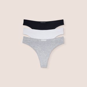 Bamboo Comfort Thongs (3-Pack) - Multi