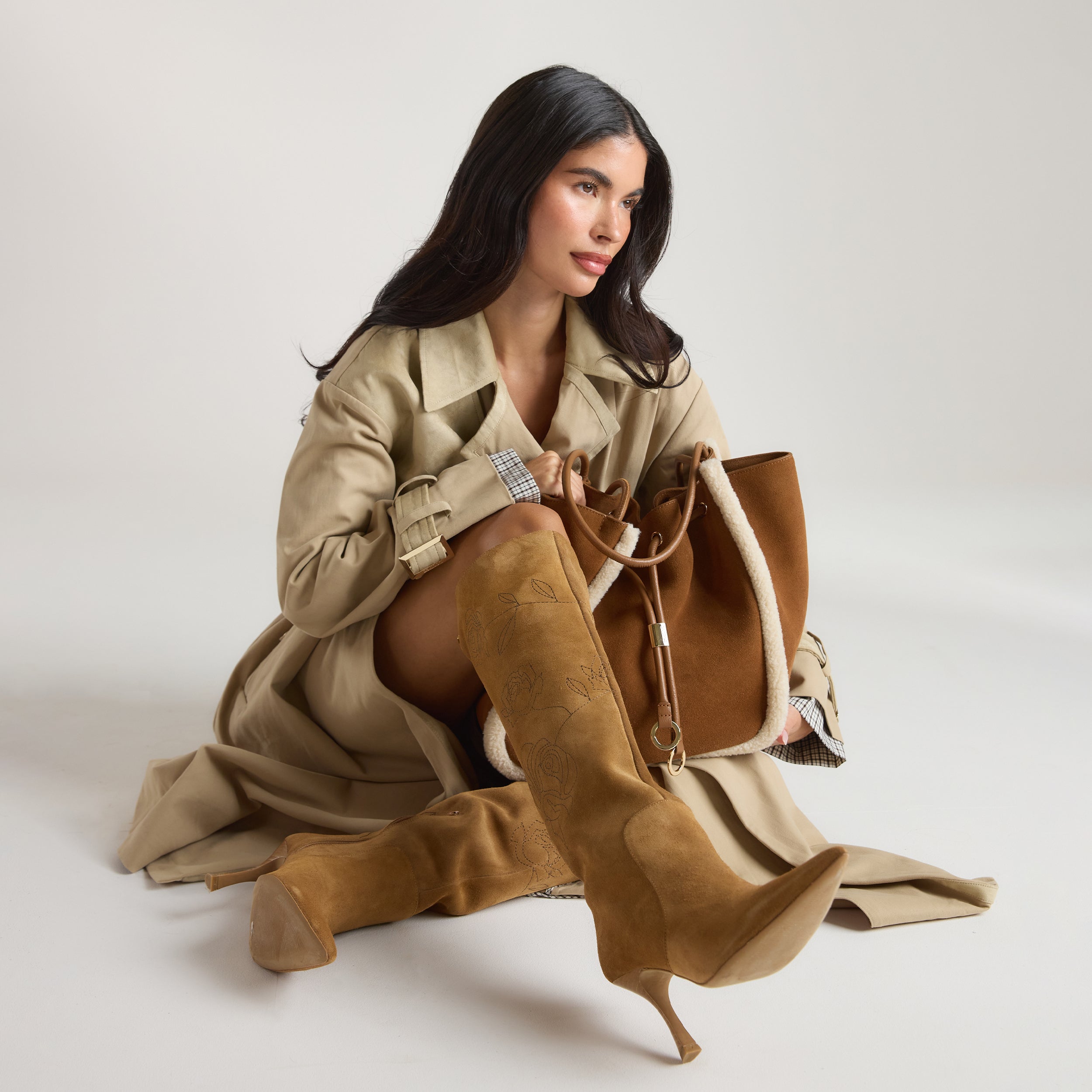 Nova Knee-High Boots - Tan - Image 6