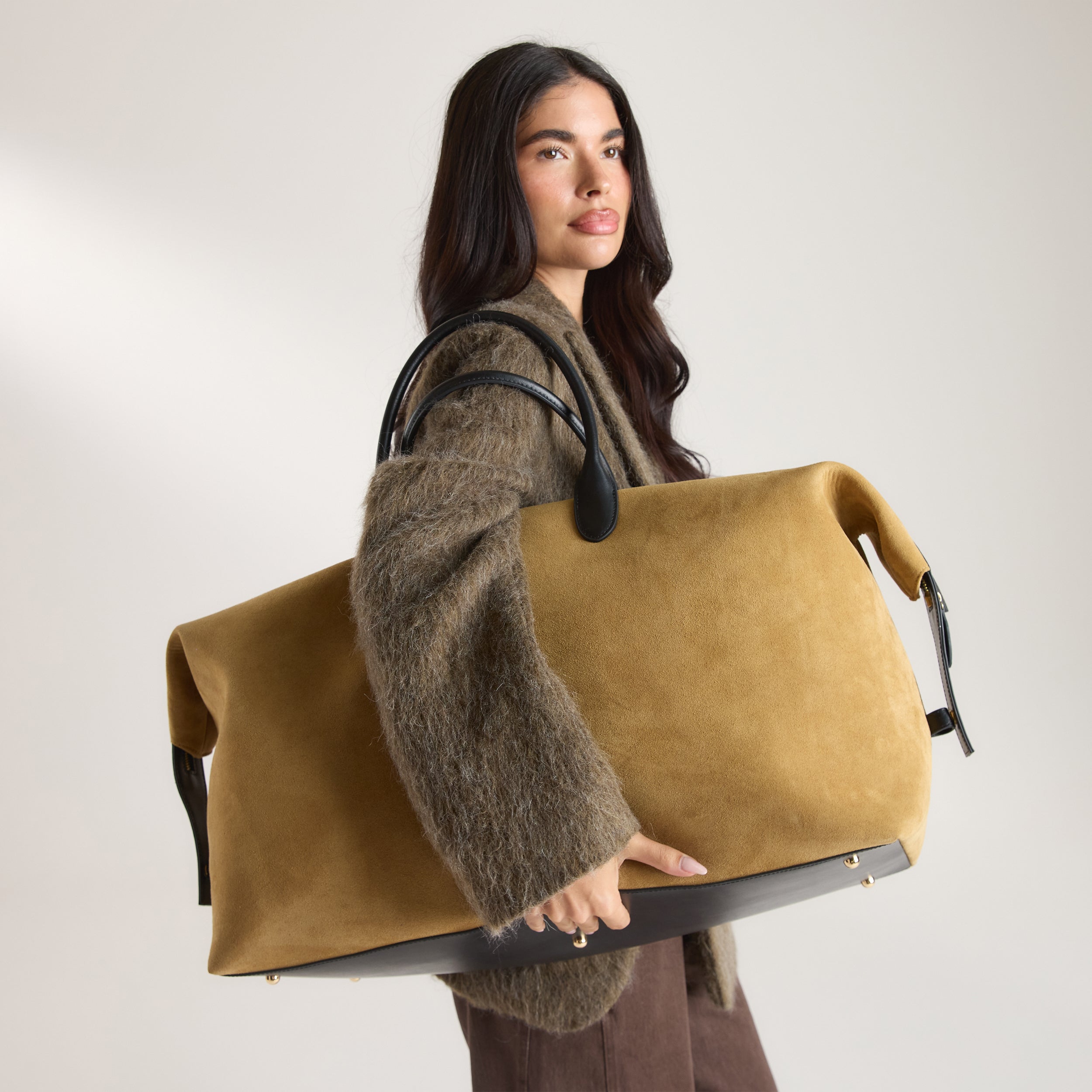 Billie Weekend Bag - Camel - Image 4