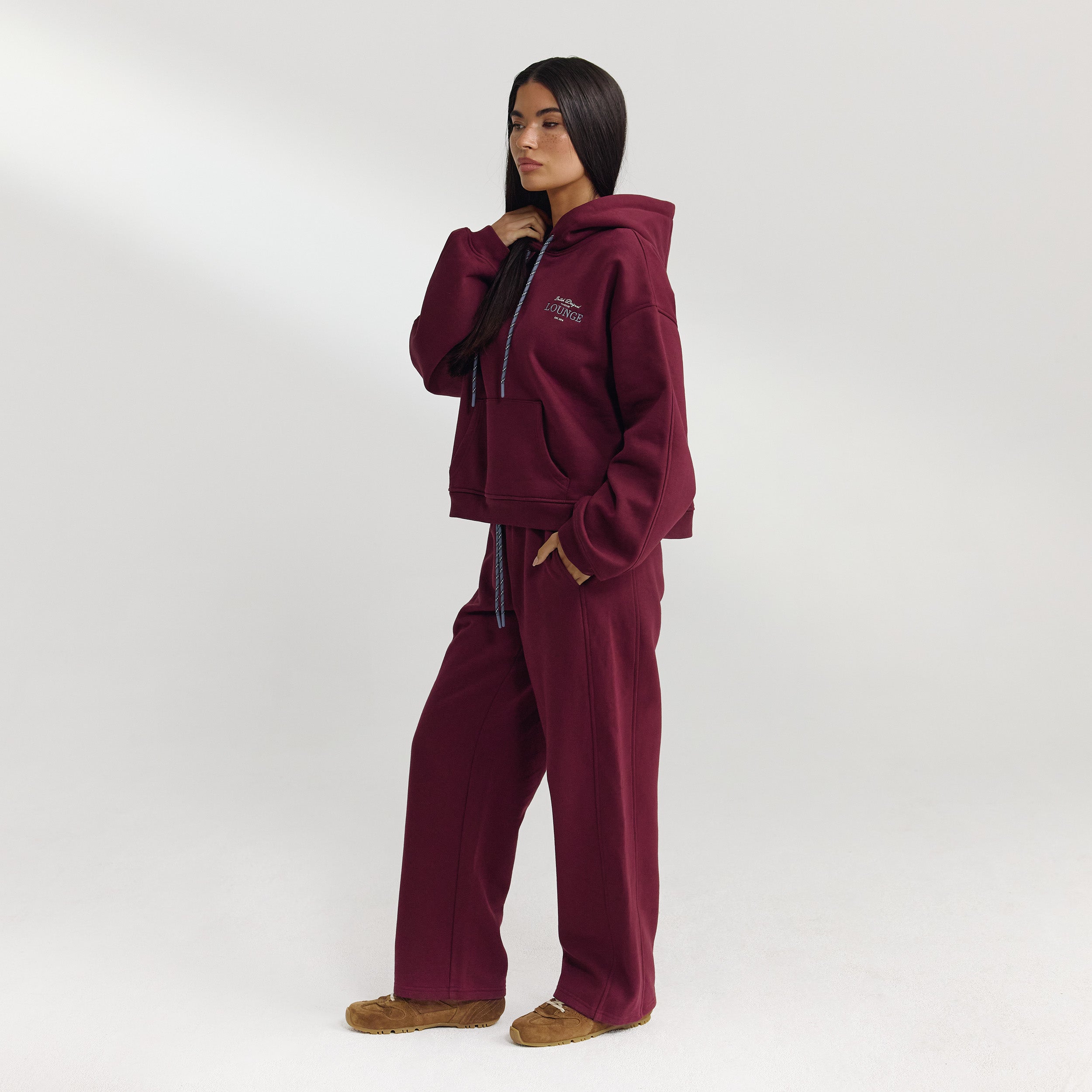 Oversized Hoodie - Cherry Lacquer - Image 3