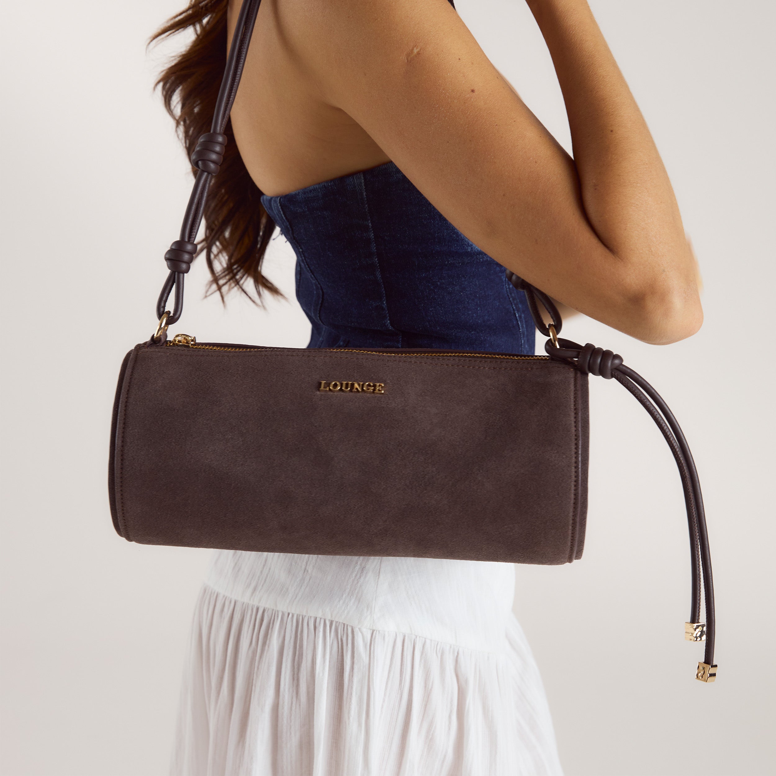 Miffy Barrel Shoulder Bag - Chocolate - Image 9