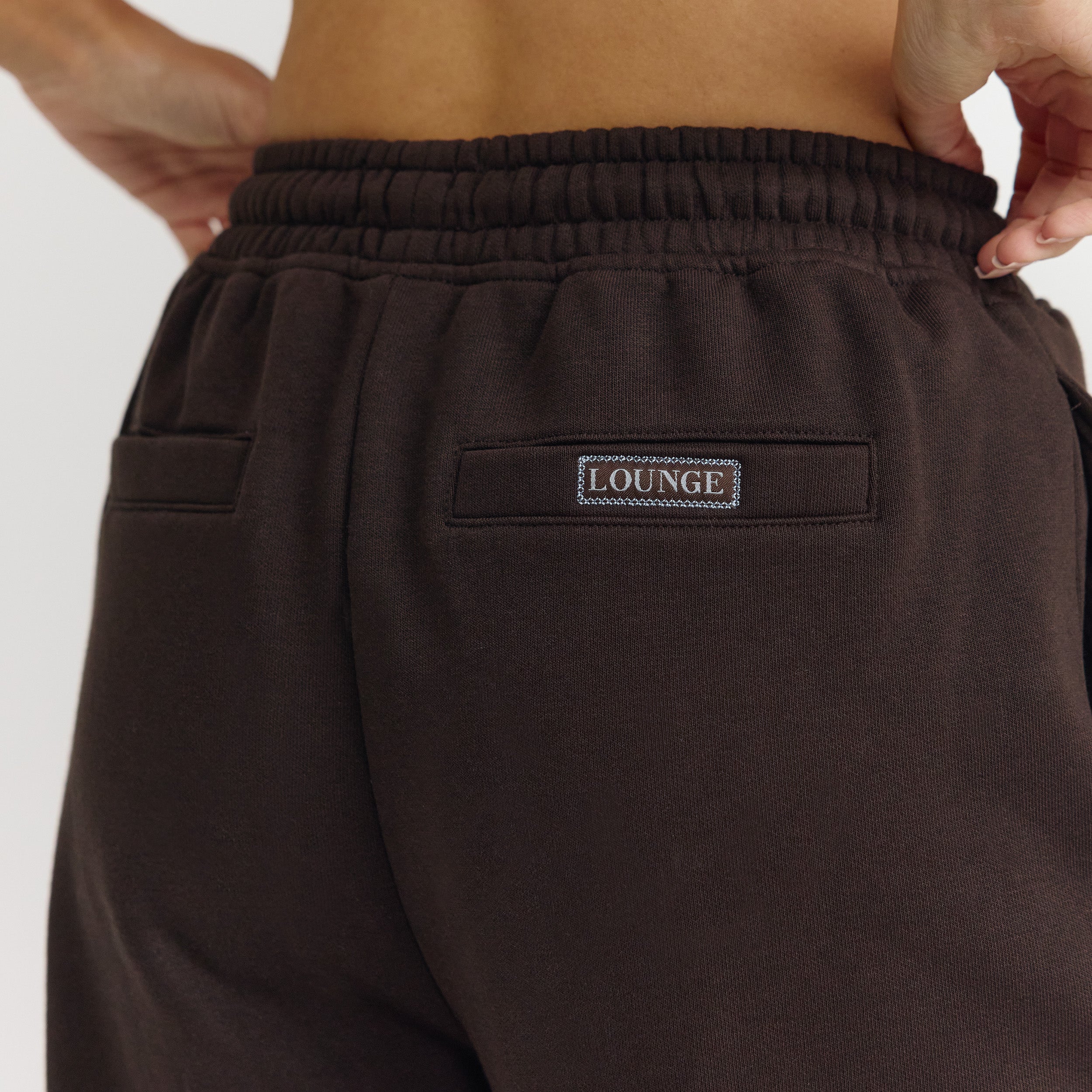 Barrel Leg Joggers - Dark Chocolate - Image 6
