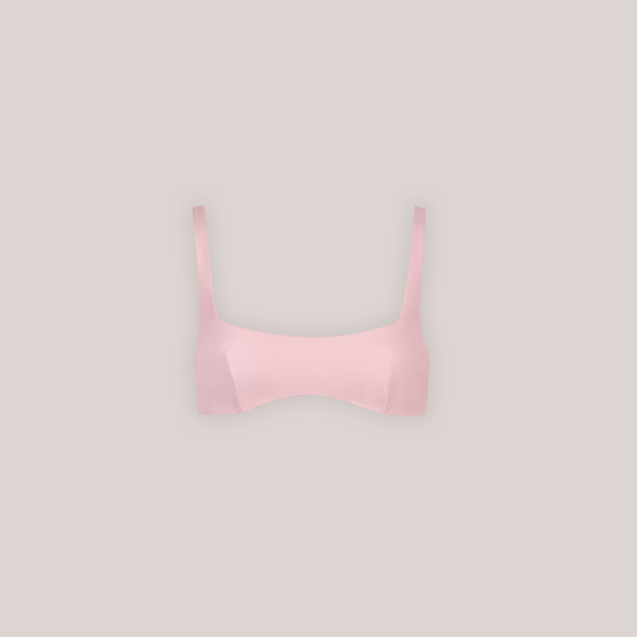 Reversible Plunge Bikini Top - Pink/Floral - Image 7